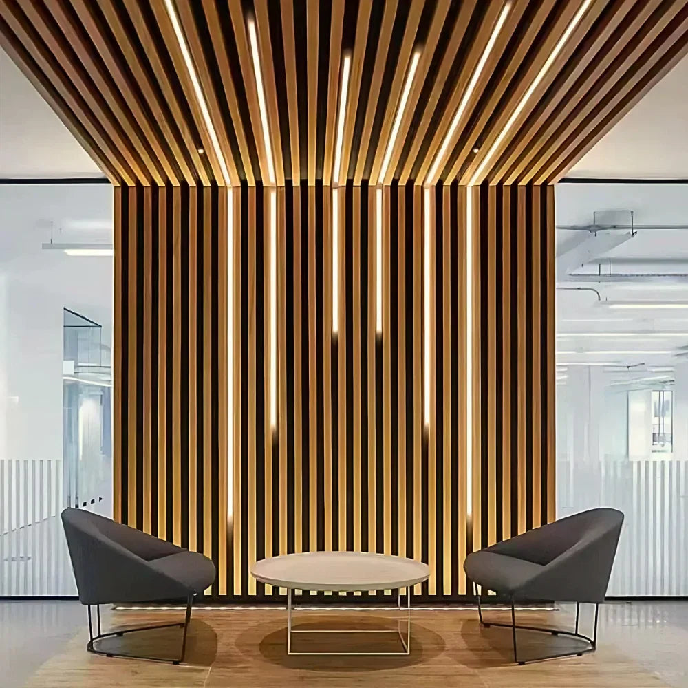 Flexible Acoustic Slat Panel – 270 × 110 cm